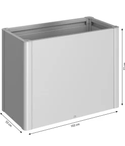 Biohort Metall-HochBeet 1x1, ca. B103,1/H77/T103,1 cm