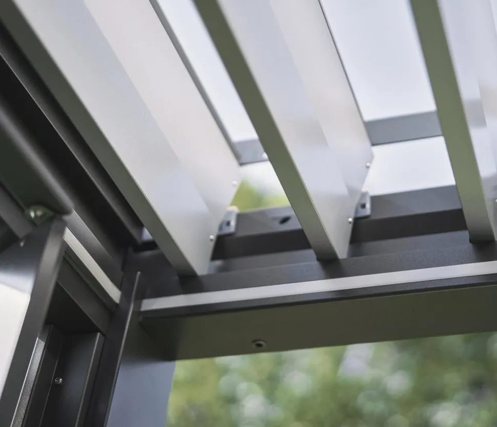 Biohort Pergola 3 x 3,5 einfarbig, ca. B312/H264/T367,5 cm