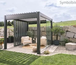 Biohort Pergola 6 x 3,5 einfarbig, ca. B608/H264/T367,5 cm