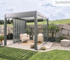 Biohort Pergola 5 x 3,5 einfarbig, ca. B515,5/H264/T367,5 cm