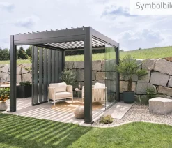 Biohort Pergola 5 x 3,5 einfarbig, ca. B515,5/H264/T367,5 cm