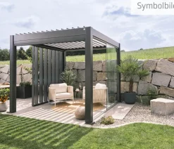 Biohort Pergola 4,5 x 3 einfarbig, ca. B460/H264/T312 cm