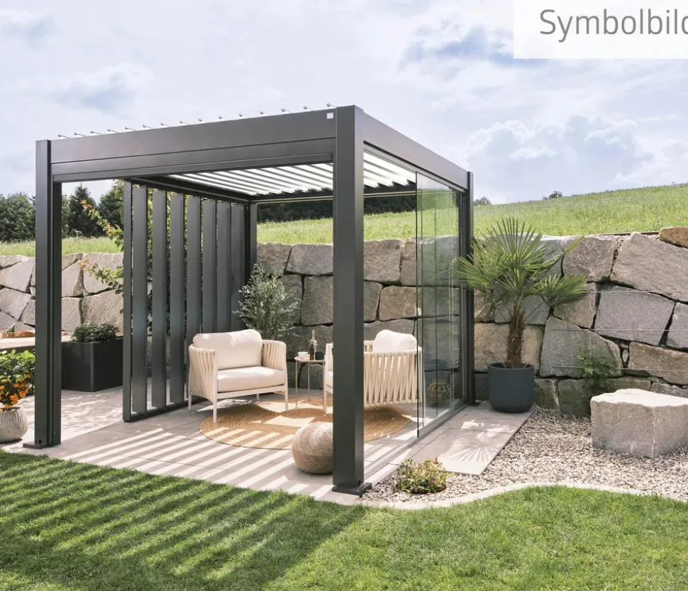 Biohort Pergola 3 x 3 zweifarbig, ca. B312/H264/T312 cm