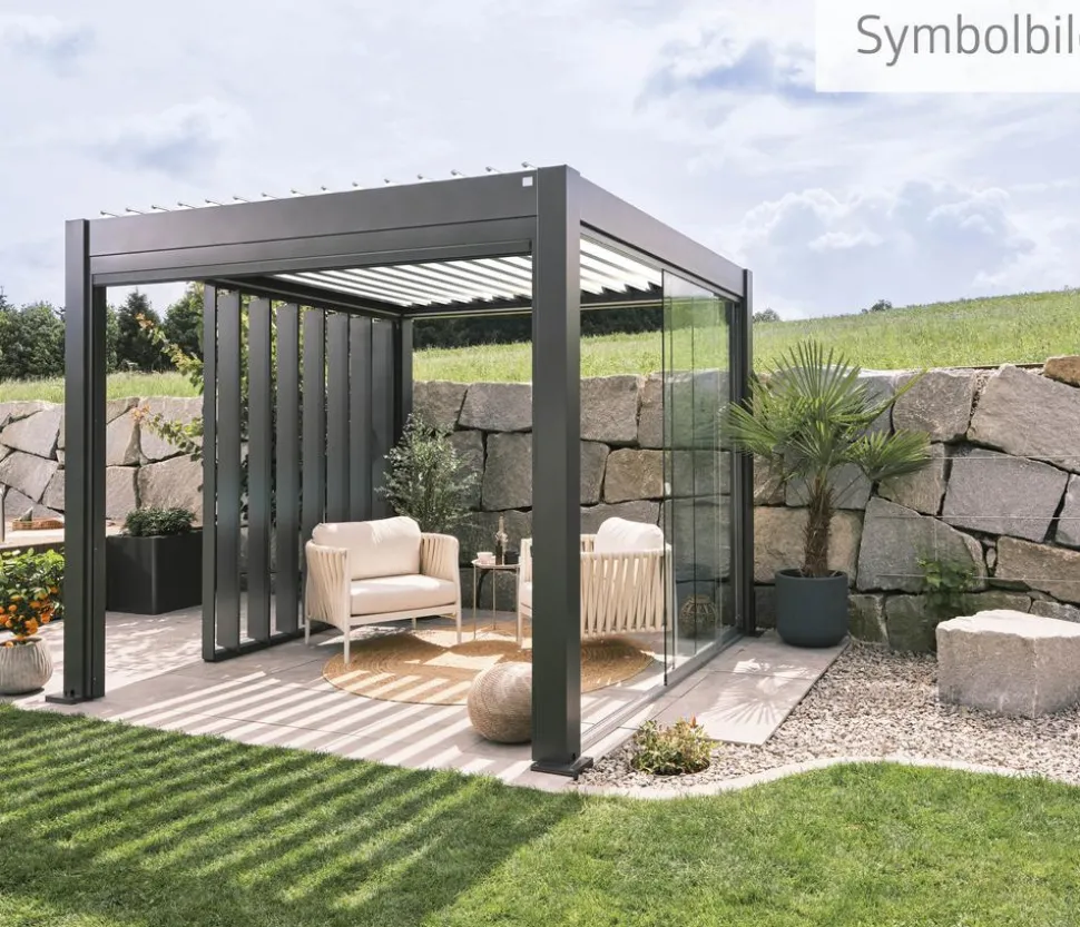 Biohort Pergola 5,5 x 3 zweifarbig, ca. B552,5/H264/T312 cm