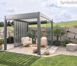 Biohort Pergola 5,5 x 3 zweifarbig, ca. B552,5/H264/T312 cm