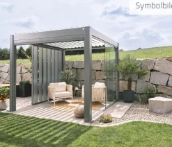 Biohort Pergola 4 x 3,5 zweifarbig, ca. B404,5/H264/T367,5 cm