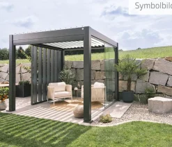 Biohort Pergola 3 x 3,5 zweifarbig, ca. B312/H264/T367,5 cm