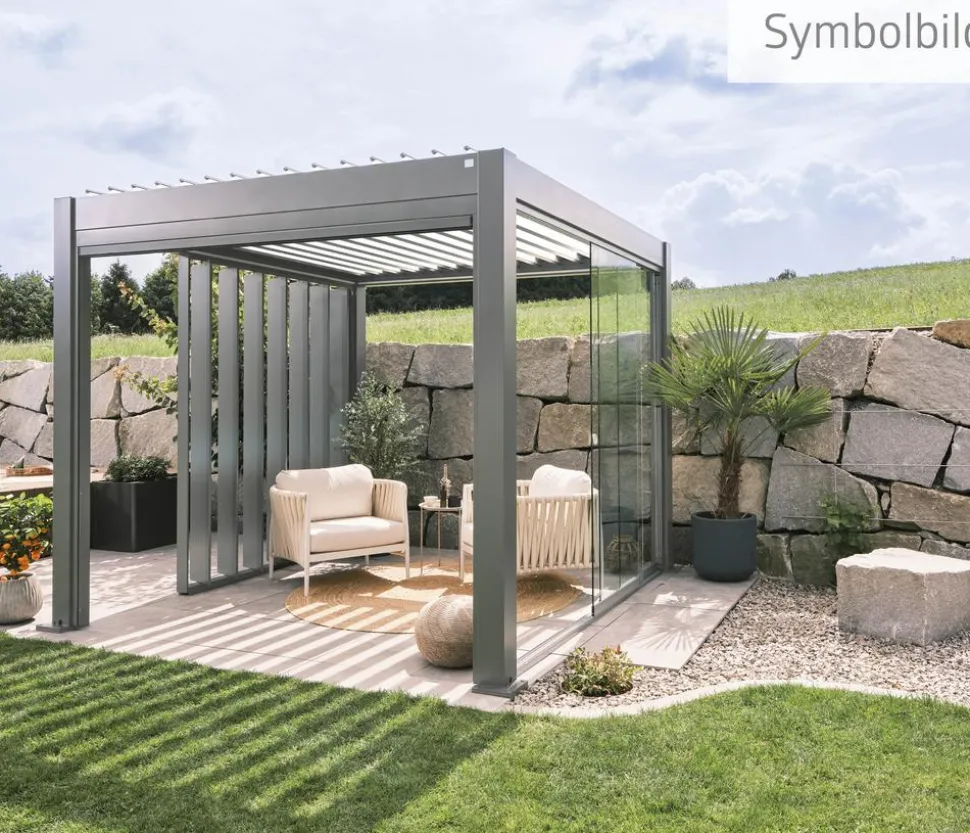 Biohort Pergola 6 x 3 zweifarbig, ca. B608/H264/T312 cm