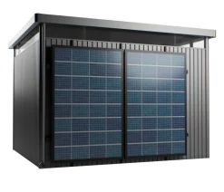 Biohort Photovoltaik-Montageschienen für Gerätehaus Europa