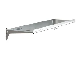 Biohort Regalböden, ca. B72/H7/T43,5 cm, 2er Set