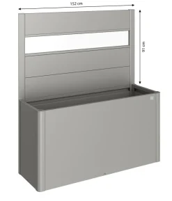 Biohort Sichtschutz Belvedere 150 mit Acrylglas, ca. B152/H91/T4 cm