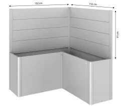 Biohort Sichtschutz Belvedere L150, ca. B152/H91/T152 cm