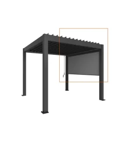 Biohort Sonnenschutzrollo Gr. 3,5 m, ca. B327/H235/T10 cm