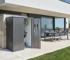 Biohort Terrassenschrank Romeo L High, ca. B132/H181/T87 cm