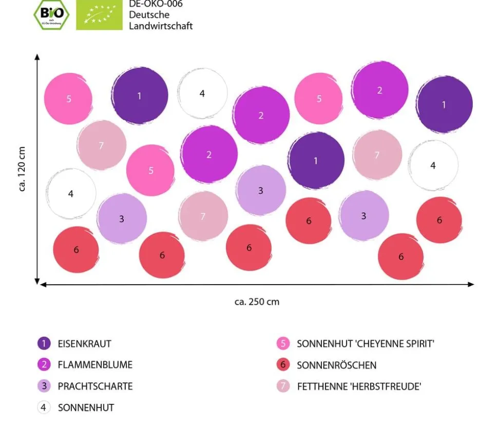 Bio Stauden-Set Blütenkollektion, Landlust Kollektion, 24-teilig