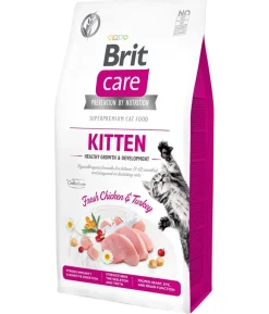Brit Care Trockenfutter für Katzen, Kitten, Huhn & Truthahn