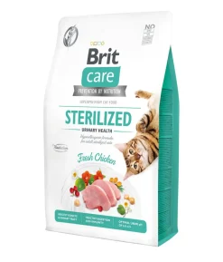 Brit Care Trockenfutter für Katzen Sterilized Urinary Health Adult, Huhn