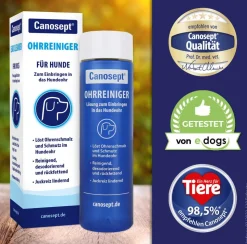 Canosept® Ohrreiniger für Hunde, 125 ml