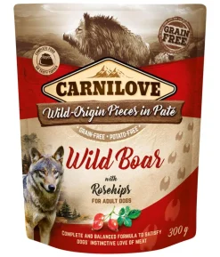 Carnilove Nassfutter für Hunde Wild-Origin Paté Adult, 300 g