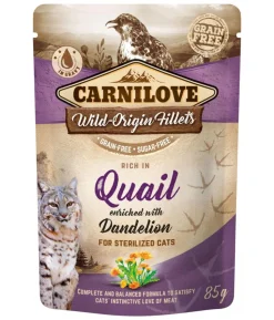 Carnilove Nassfutter für Katzen Wild-Origin Fillets Adult, 85 g