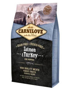 Carnilove Trockenfutter für Hunde Puppy, Lachs & Truthahn