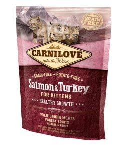 Carnilove Trockenfutter für Katzen Kitten, Lachs & Truthahn