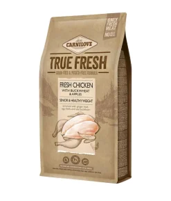 Carnilove True Fresh Trockenfutter für Hunde Senior & Healthy Weight, Huhn