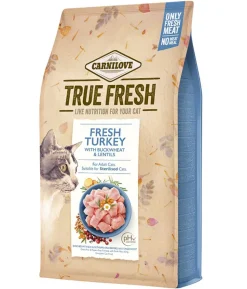 Carnilove True Fresh Trockenfutter für Katzen Adult, Truthahn