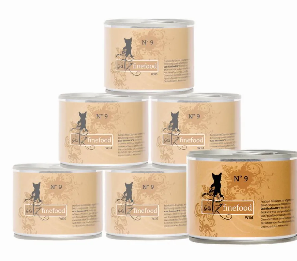 catz finefood Nassfutter für Katzen, 6 x 200 g
