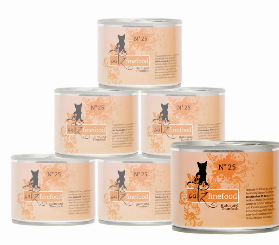catz finefood Nassfutter für Katzen, 6 x 200 g