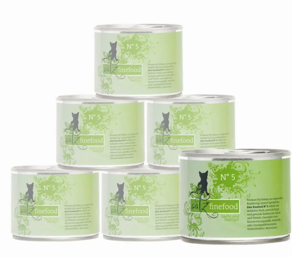 catz finefood Nassfutter für Katzen, 6 x 200 g