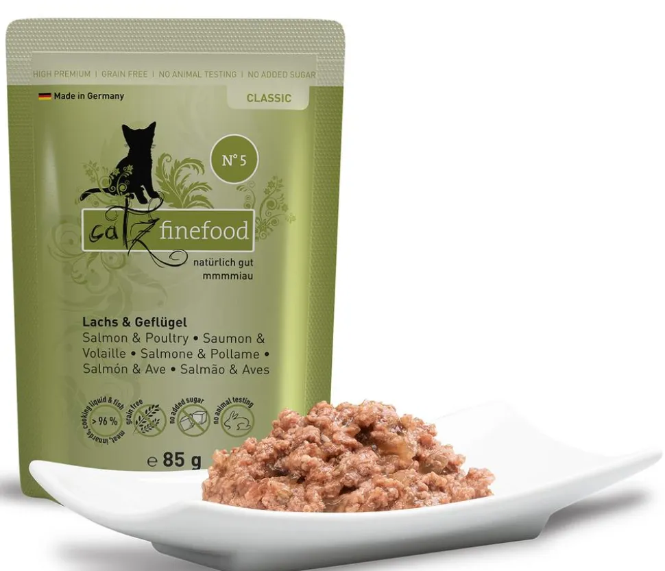 Catz finefood, Nassfutter für Katzen, 16 x 85 g
