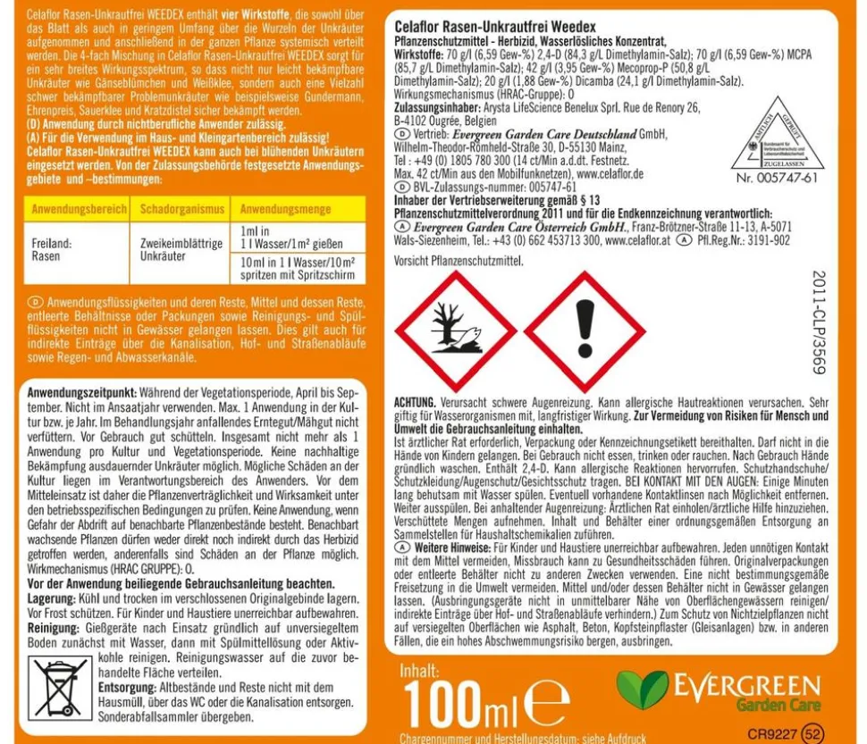 Celaflor® Rasen-Unkrautfrei Weedex®