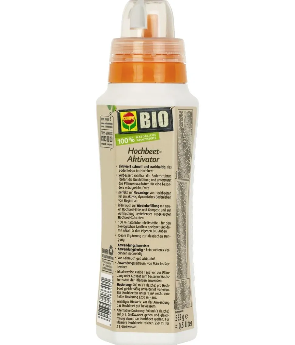 COMPO BIO Hochbeet-Aktivator, flüssig, 500 ml