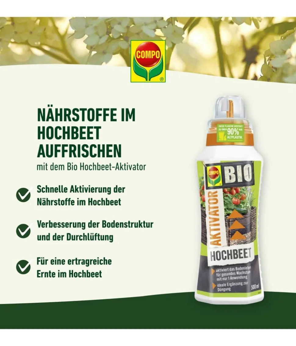 COMPO BIO Hochbeet-Aktivator, flüssig, 500 ml