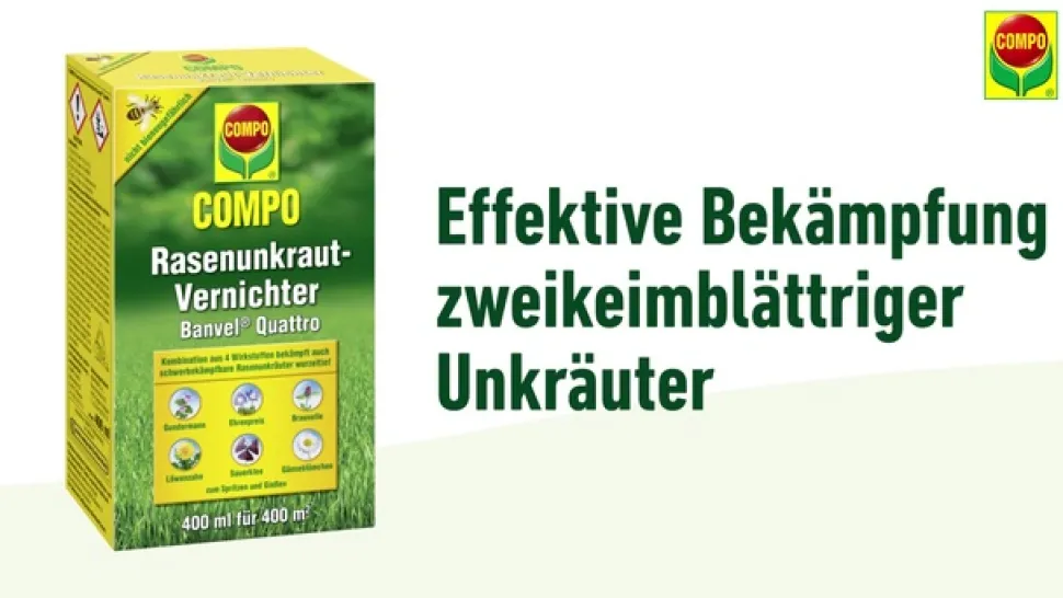 COMPO Rasenunkraut-Vernichter Banvel® Quattro