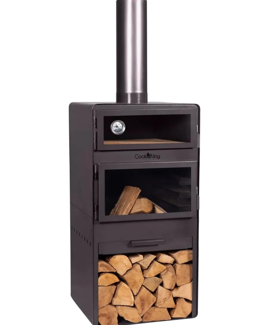 CookKing Terrassenofen Vento Plus, ca. B50/H150/T50 cm