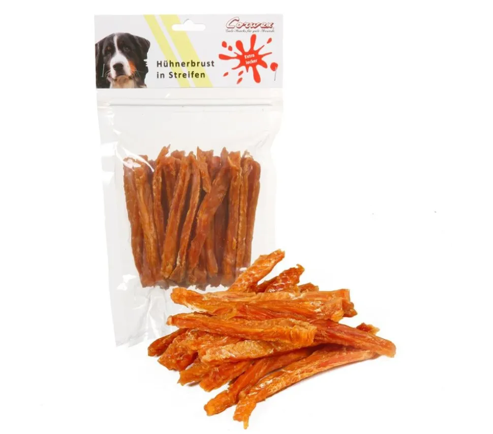 Corwex Hundesnack Hühnerbrust in Streifen