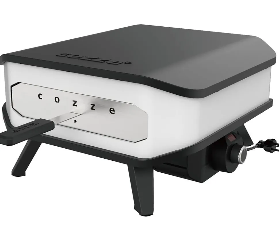Cozze elektrischer Pizzaofen 34 cm (13"), inkl. Pizzastein & Hitzeschild, ca. B53/H29/T53 cm