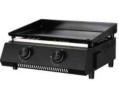 Cozze Gasgrill Plancha G-400 mit 2 Brennern, ca. B49/H22,5/T45,5 cm