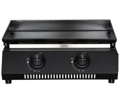 Cozze Gasgrill Plancha G-400 mit 2 Brennern, ca. B49/H22,5/T45,5 cm
