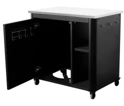 Cozze Outdoor-Küche Außentisch 90 mit Edelstahl-Arbeitsplatte, ca. B93,5/H90/T60 cm