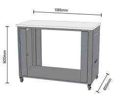 Cozze Outdoor-Küche 115, ca. B115/H90/T60 cm