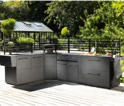 Cozze Outdoor-Küche Rückwand Elements, ca. B110/H75/T2,5 cm