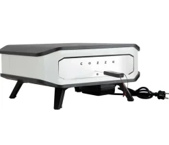 Cozze Pizzaofen elektrisch 42 cm (17"), inkl. Pizzastein & Hitzeschild, ca. B61/H31/T61 cm