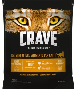 CRAVE™ Trockenfutter für Katzen Adult, 750 g