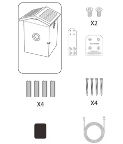 Croci Nistkasten Smart Wi-Fi, inkl Kamera, ca. B19,5/H32,3/T20 cm