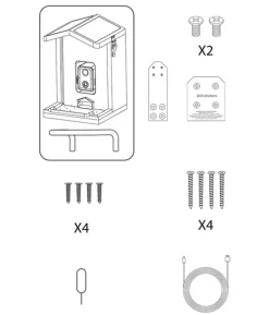 Croci Vogelfutterhaus Smart Wi-Fi, inkl. Kamera, ca. B23/H32,5/T24 cm