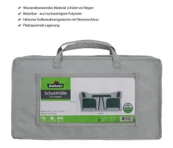 Dehner Abdeckhaube für Sitzgruppen, grau
