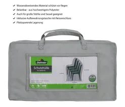 Dehner Abdeckhaube XL für Stühle, ca. B80 x H80-120 x 100 cm